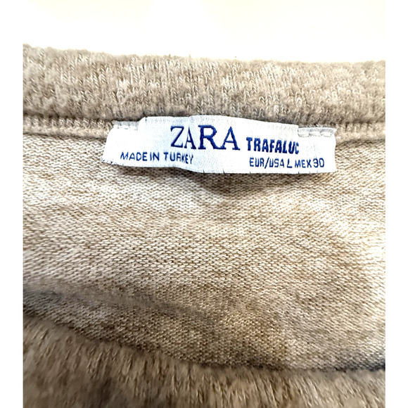 Zara Trafaluc Sweater Womens XS Soft Knit Long Sleeve Pullover Top Cottagecore - Picture 2 of 5